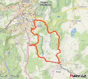 Hlavní běh 2025 - trasa